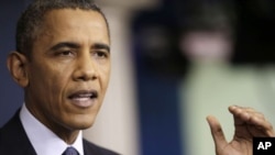 El presidente Obama habla sobre el presupuesto y el cierre parcial del gobierno esta semana en la Casa Blanca.