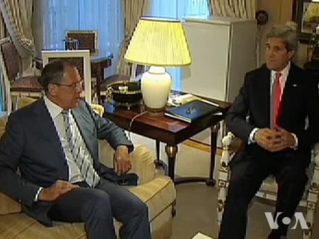 Kerry, Lavrov Committed to Organizing Syria Peace Talks