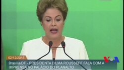 Dilma Rousseff reage a autorização de pedido de impeachment