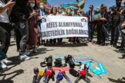 Turkiyada jurnalistlar namoyishi, 29-iyun, 2021