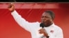 Filipe Nyusi na campanha eleitoral, Outubro de 2019. 