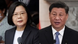 台灣總統蔡英文和中國國家主席習近平。