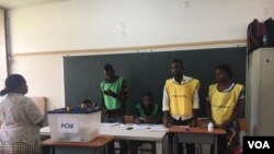 Eleitores votam