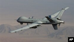 Máy bay không người lái tuần tra ở Afghanistan, trong khu vực gần biên giới với Pakistan.