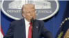 Tổng thống Donald Trump tại Bộ Tư Pháp Hoa Kỳ. 