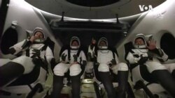 四名宇航員乘坐SpaceX 太空船順利返回地球