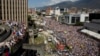 Anti-government protesters take part in a demonstration demanding the resignation of President Nicolas Maduro, in Caracas, Venezuela, Feb. 2, 2019. 
