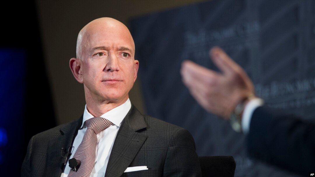 FILE - Jeff Bezos, Amazon founder and CEO.