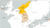 North Korea map