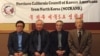 미국 ‘북가주 이북5도민 연합회'의 백행기 회장(왼쪽부터)과 지난 2014년 10월 북한에서 가족을 만나고 돌아온 이건용, 방흥규 씨.
