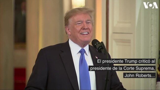 Trump vuelve a responderle a Roberts sobre Noveno Circuito