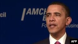 Tổng thống Obama nói rằng thế giới đang hành động để thực thi nghị quyết của Liên Hiệp Quốc cho phép dùng mọi biện pháp để bảo vệ thường dân