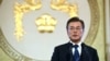 South Korean President Moon Jae-in speaks during a press conference marking his first 100 days in office at the presidential house in Seoul, Aug. 17, 2017.