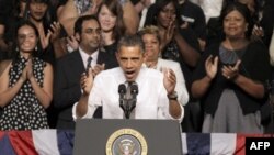 Tổng thống Obama nói chuyện tại Ðại học Mesquite ở Texas, kêu gọi Quốc hội thông qua dự luật về việc làm