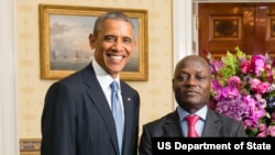 Barack Obama e José Mário Vaz
