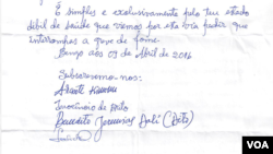 Carta a Nuno Dala