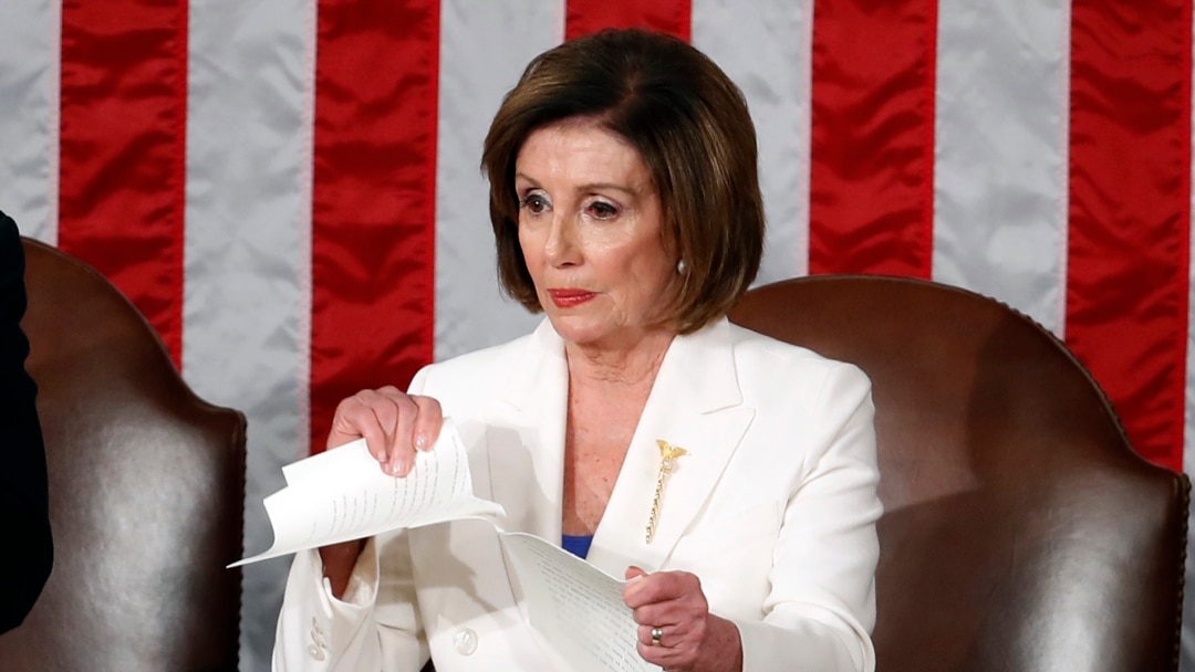 Spika wa Baraza la Wawakilishi la Marekani, Nancy Pelosi.