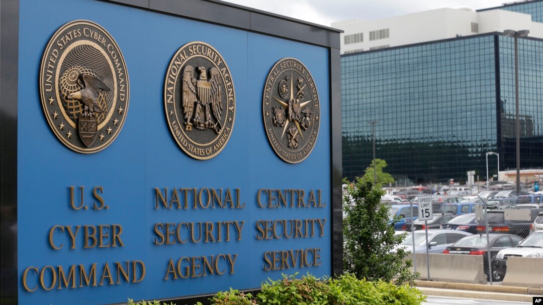FILE - The National Security Agency (NSA) campus in Fort Meade, Maryland.
