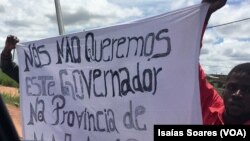 Manifestantes contra governador de Malanje, Angola