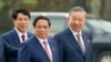 Các lãnh đạo cao nhất của Việt Nam. Chủ tịch Lương Cường ở bìa trái.